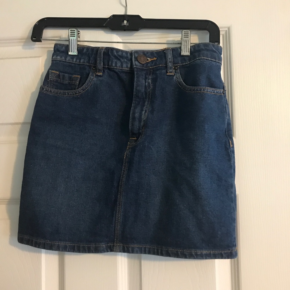 jean skirt